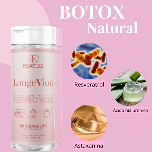 🔥Facial Botox with INSIDE OUT action - LONGEVION the Rejuvenating Supplement with 60 capsules 